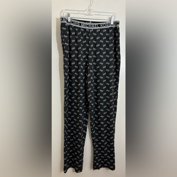 MICHAEL KORS Men's Loungewear Pajama Bottoms In Black - Size Medium - Picture 1 of 5